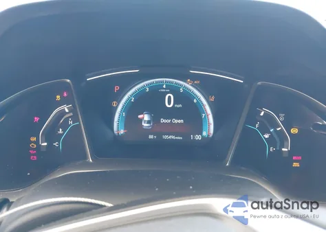 2017 Honda Civic Touring from USA, damaged, VIN 19XFC1F96HE000195